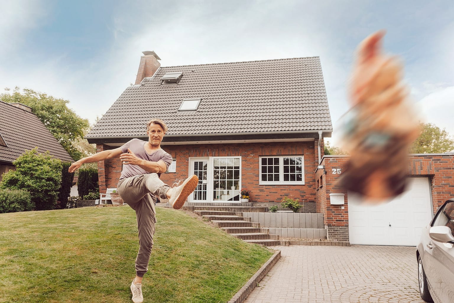 mature-man-kicking-away-garden-gnome-in-front-of-h-2024-09-18-09-21-17-utc-min